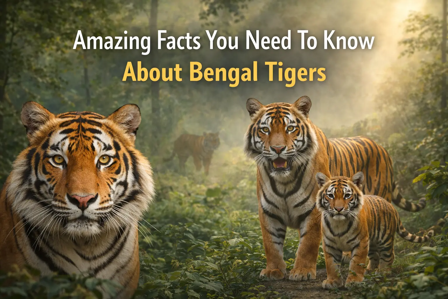 Amazing Facts You Need To Know About Bengal Tigers